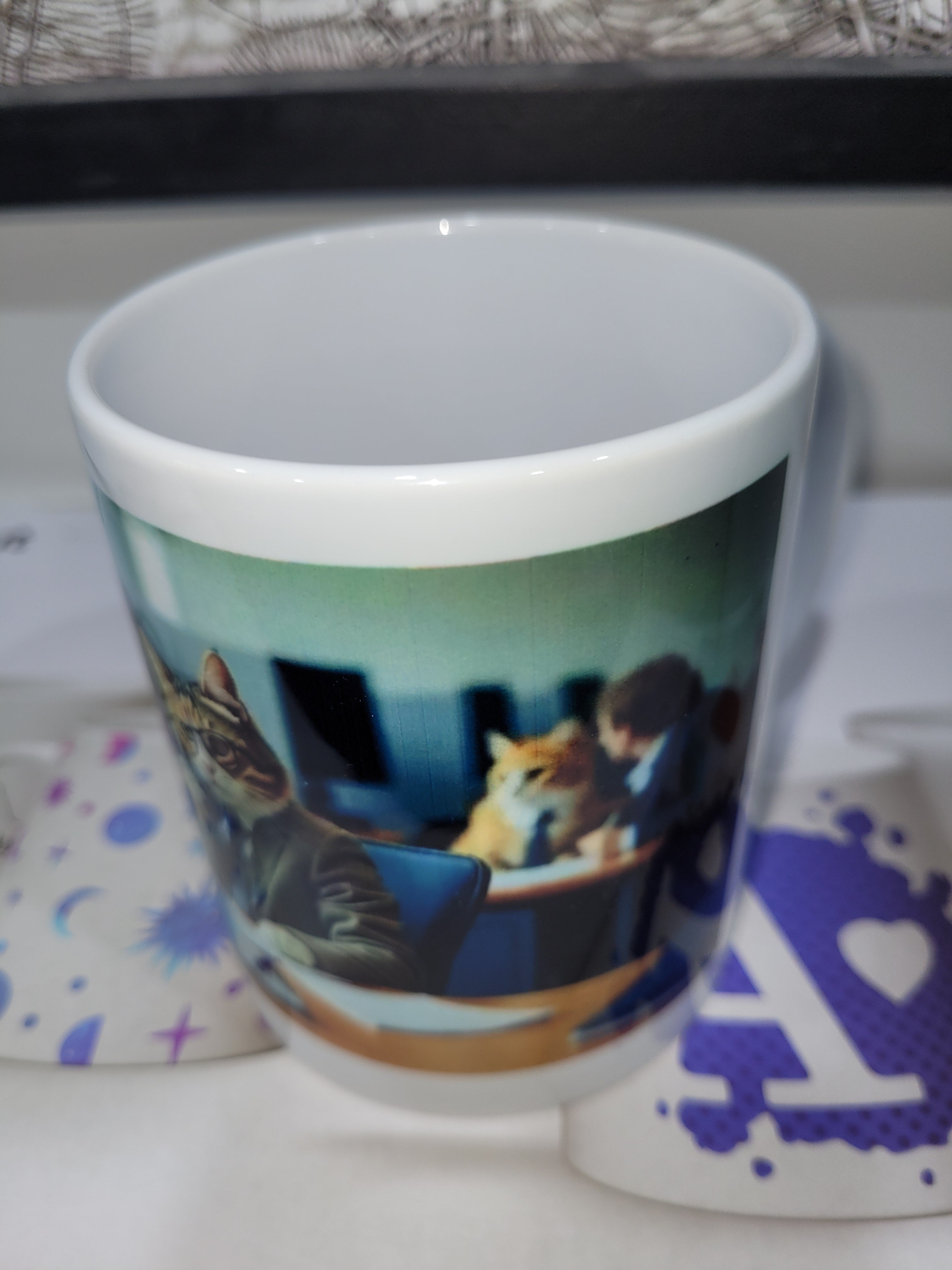 Cats in Office mug