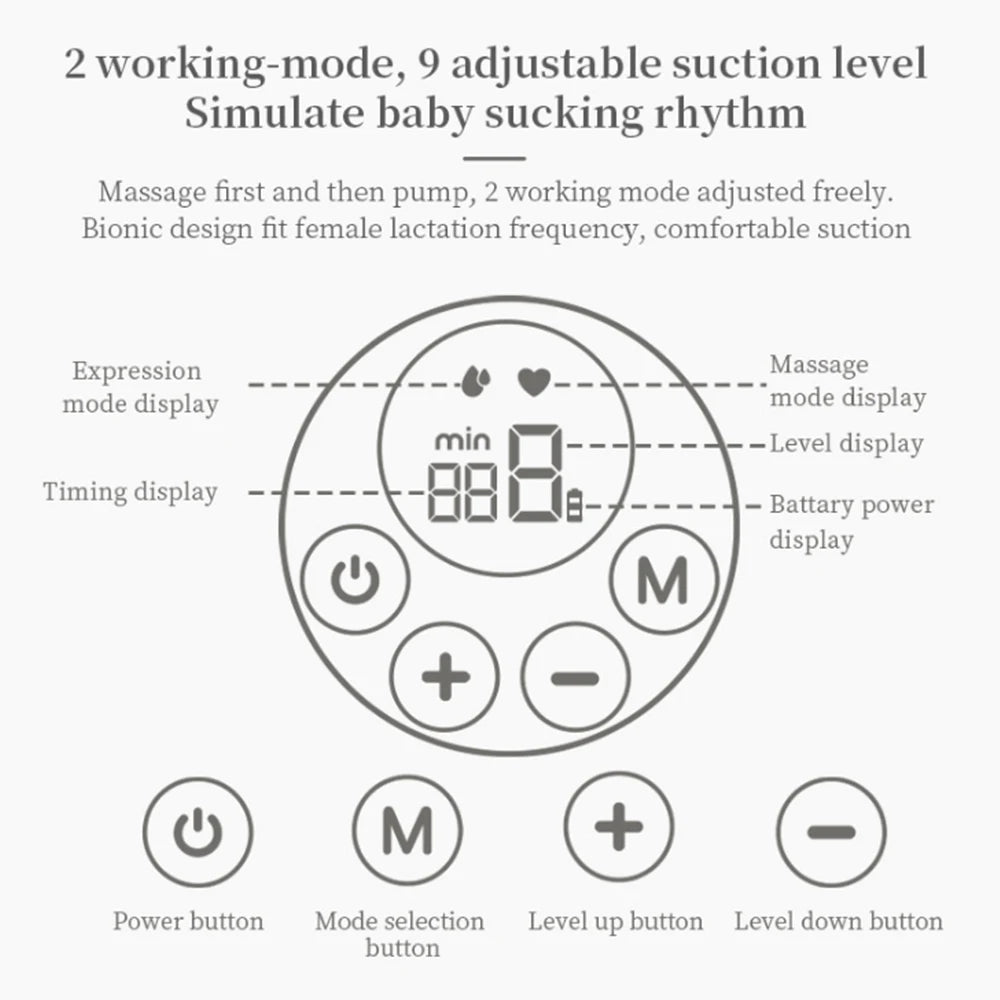 2/1pcs S12 Wearable Electric Breast Pump Silent Invisible Hands Free Breast Pump Comfort Milk Collector Milk Puller BPA-free