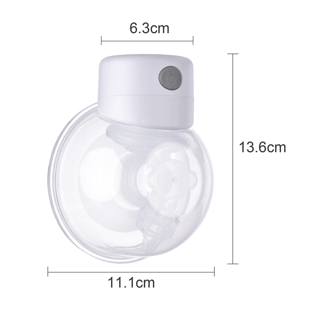 2/1pcs S12 Wearable Electric Breast Pump Silent Invisible Hands Free Breast Pump Comfort Milk Collector Milk Puller BPA-free