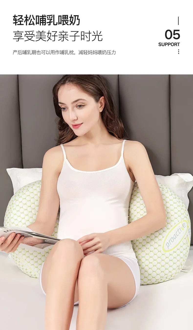Pregnant Women's Waist Pillow Multifunctional Soft Comfort Cotton Abdominal Support During Pregnancy Cushion Maternity Pillow