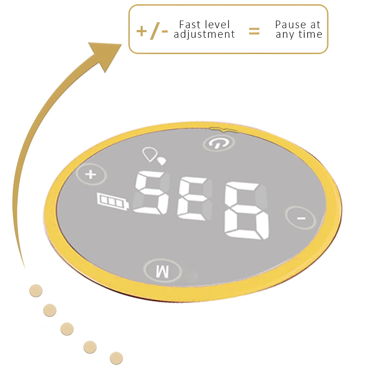 Wearable Electric Breast Pump 3 Modes 9 Suction Levels Hands Free Breast Pumps Milk Collector Painless and low noise