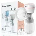 Rechargable Breast Pump Low Noise Electric Milk Puller Automatic Milker Comfort Breastfeeding Postpartum Care 180ML Milk Bottle