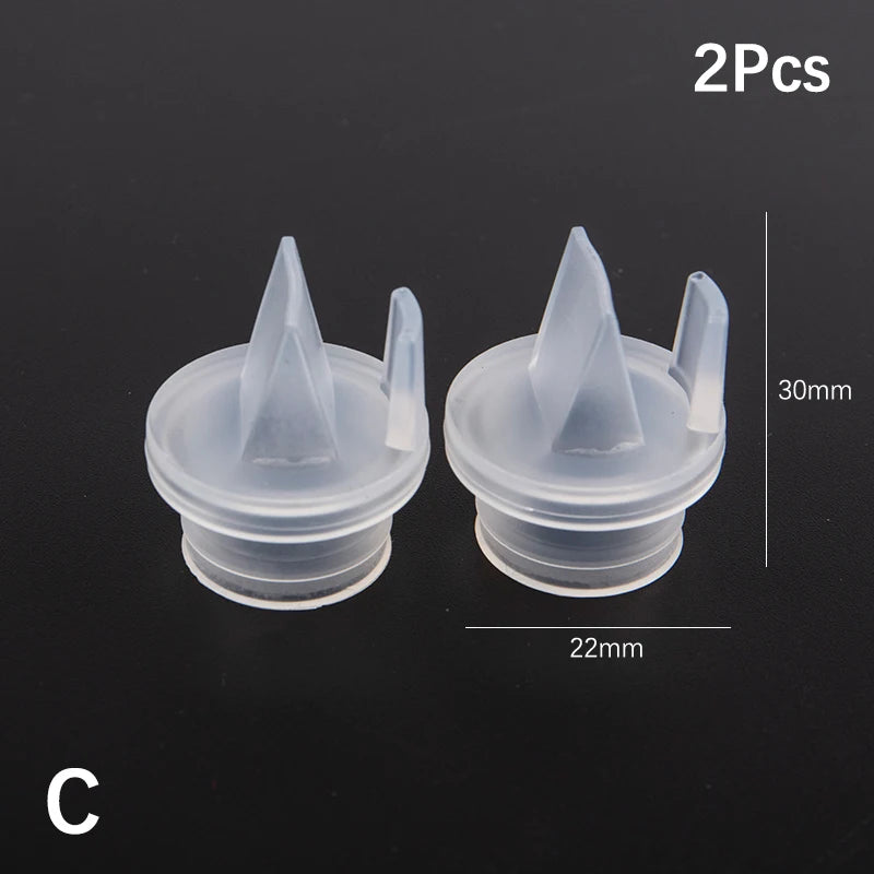 2pcs Duckbill Valve Breast Pump Backflow Breast Protection Silicone Baby Feeding Nipple Manual/Electric Breast Pump Accessories