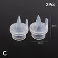 2pcs Duckbill Valve Breast Pump Backflow Breast Protection Silicone Baby Feeding Nipple Manual/Electric Breast Pump Accessories