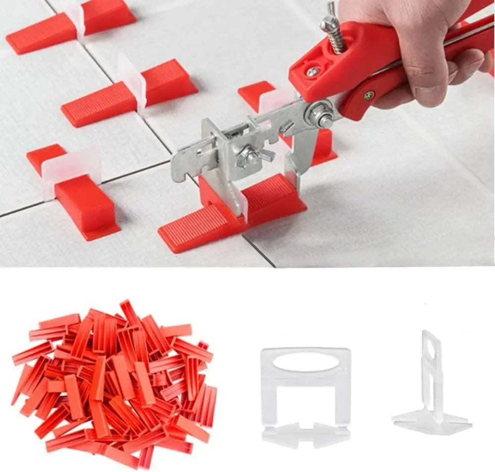 100-1500Pc Tile Leveling System Clips Tile Spacers Laying Level Spacers Clips for Ceramic Tile Laying Leveling Construction Tool