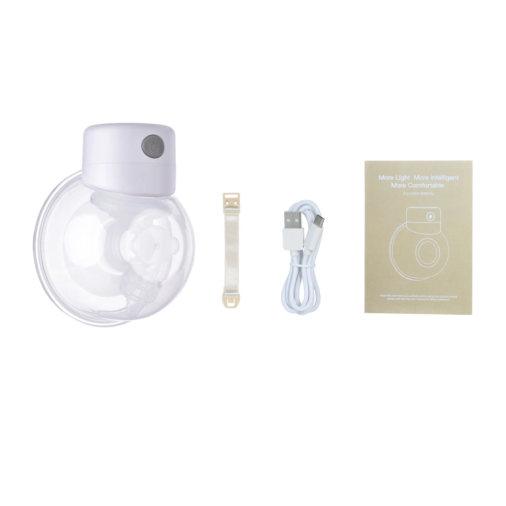 2/1pcs S12 Wearable Electric Breast Pump Silent Invisible Hands Free Breast Pump Comfort Milk Collector Milk Puller BPA-free