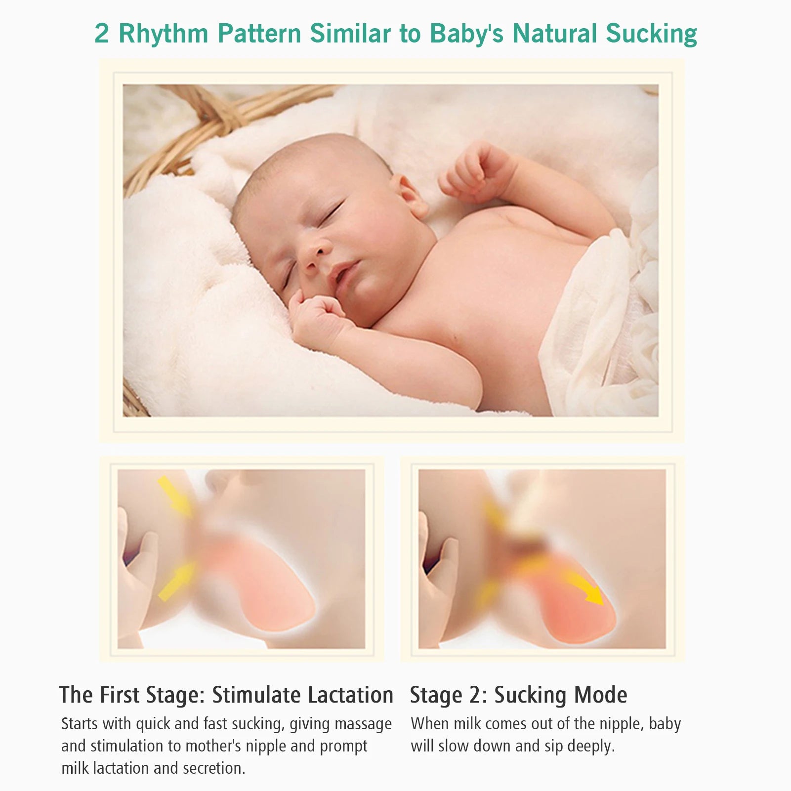 2/1pcs S12 Wearable Electric Breast Pump Silent Invisible Hands Free Breast Pump Comfort Milk Collector Milk Puller BPA-free