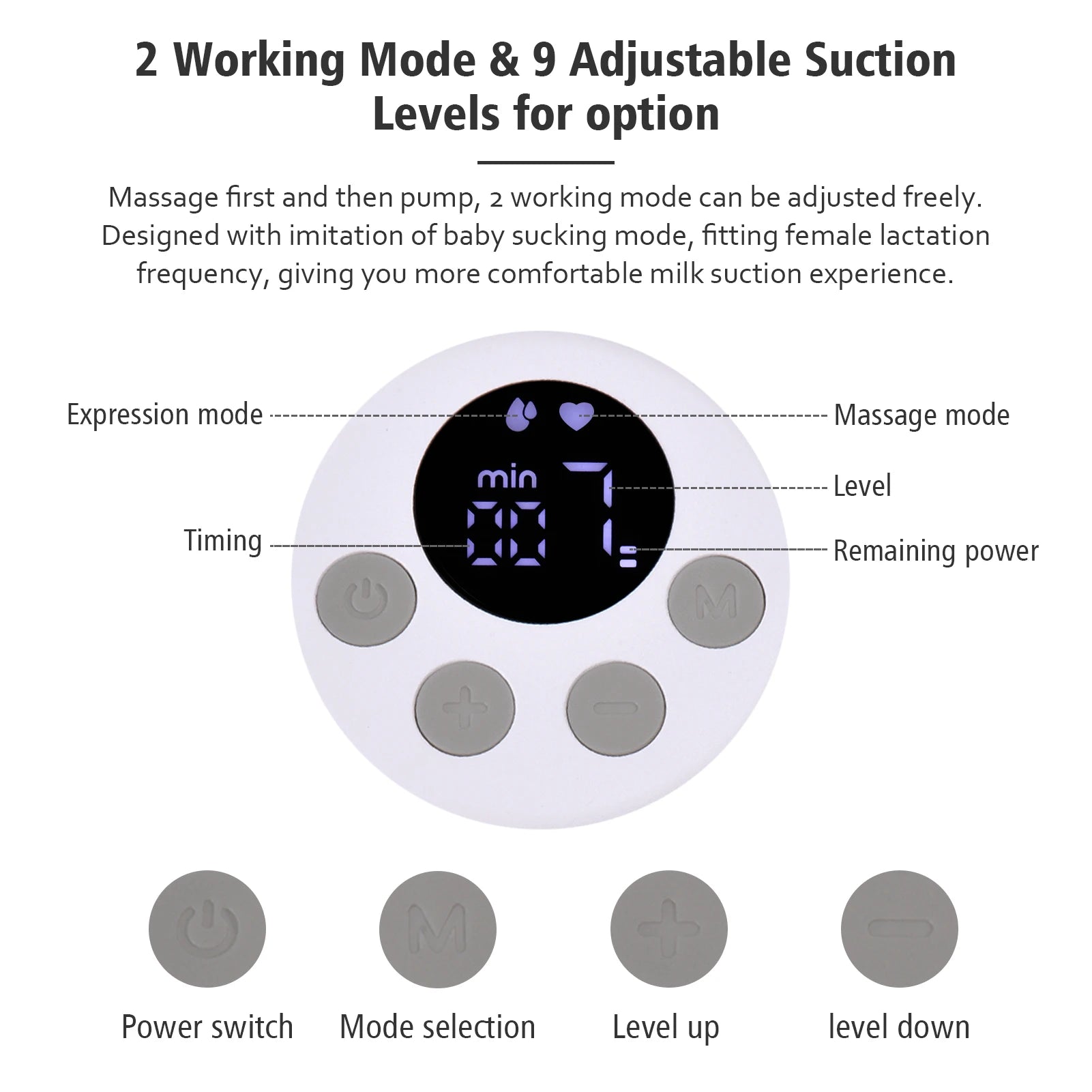 2/1pcs S12 Wearable Electric Breast Pump Silent Invisible Hands Free Breast Pump Comfort Milk Collector Milk Puller BPA-free