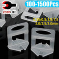 100-1500Pc Tile Leveling System Clips Tile Spacers Laying Level Spacers Clips for Ceramic Tile Laying Leveling Construction Tool