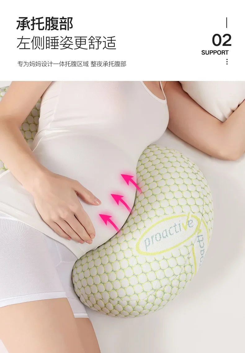 Pregnant Women's Waist Pillow Multifunctional Soft Comfort Cotton Abdominal Support During Pregnancy Cushion Maternity Pillow