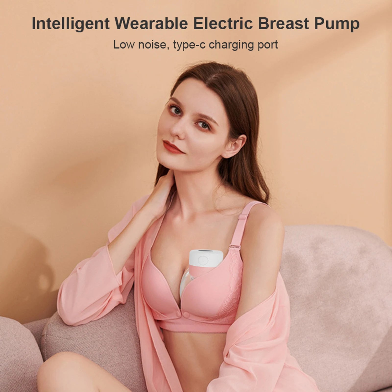 2/1pcs S12 Wearable Electric Breast Pump Silent Invisible Hands Free Breast Pump Comfort Milk Collector Milk Puller BPA-free