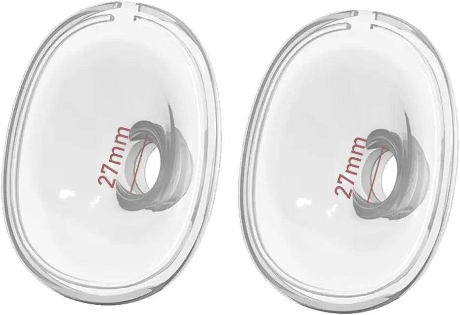 Full S32 Breast Pump Set with 24/27mm Flange for NCVI NICEGREEN Nuliie Zooawa Sunnaltree Wearable Breast Pump Replacement Parts