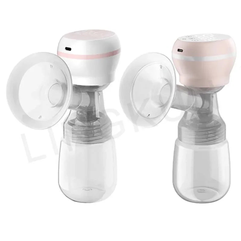 Rechargable Breast Pump Low Noise Electric Milk Puller Automatic Milker Comfort Breastfeeding Postpartum Care 180ML Milk Bottle