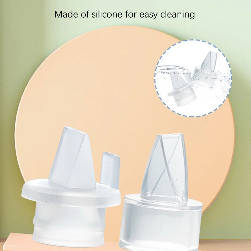 2pcs Duckbill Valve Breast Pump Backflow Breast Protection Silicone Baby Feeding Nipple Manual/Electric Breast Pump Accessories